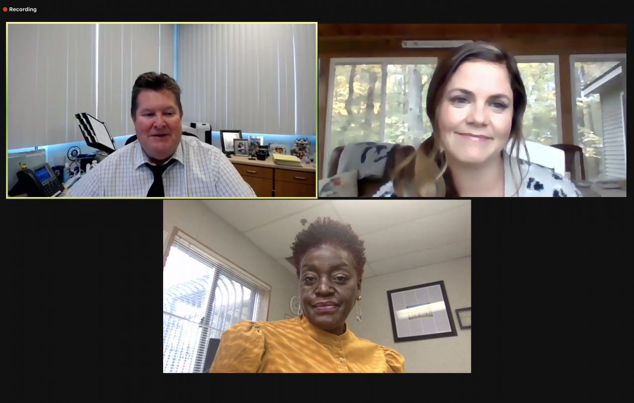 Principals Derrick Lawson (Upper Left), Allyson Apsey (Upper Right) and Staci Ross-Morrison (Down Center) 